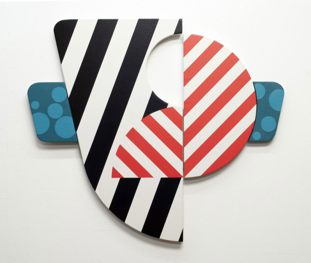 "Running up that Hill" #2, Acrylic on canvas mounted on plywood, 77 X 87 Cm - 2024