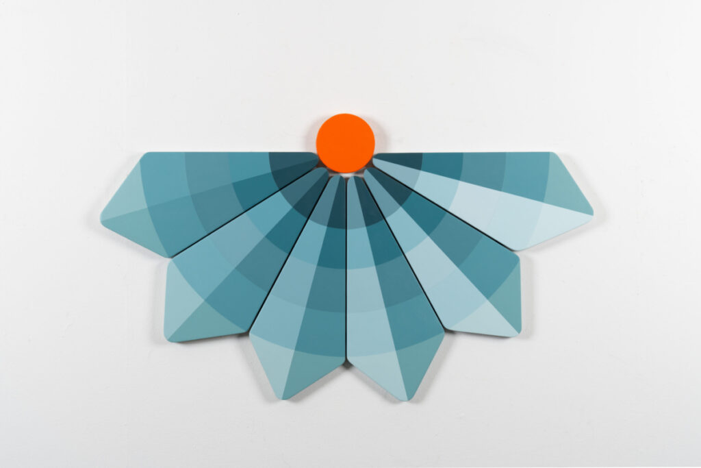 ”Without a Sound”, Acrylic on canvas mounted on plywood, 68 X 117CM - 2024