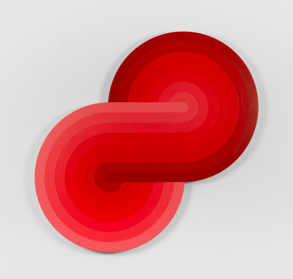 "Battered at a scramble" (medium red version)